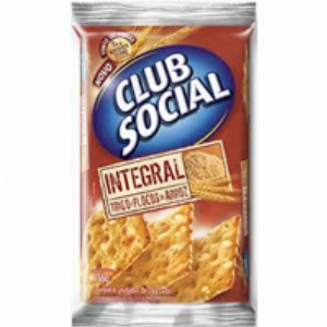 Biscoito Integral CLUB SOCIAL Flocos de Arroz 144g