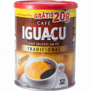 Café Iguaçu Solúvel Leve 200g 