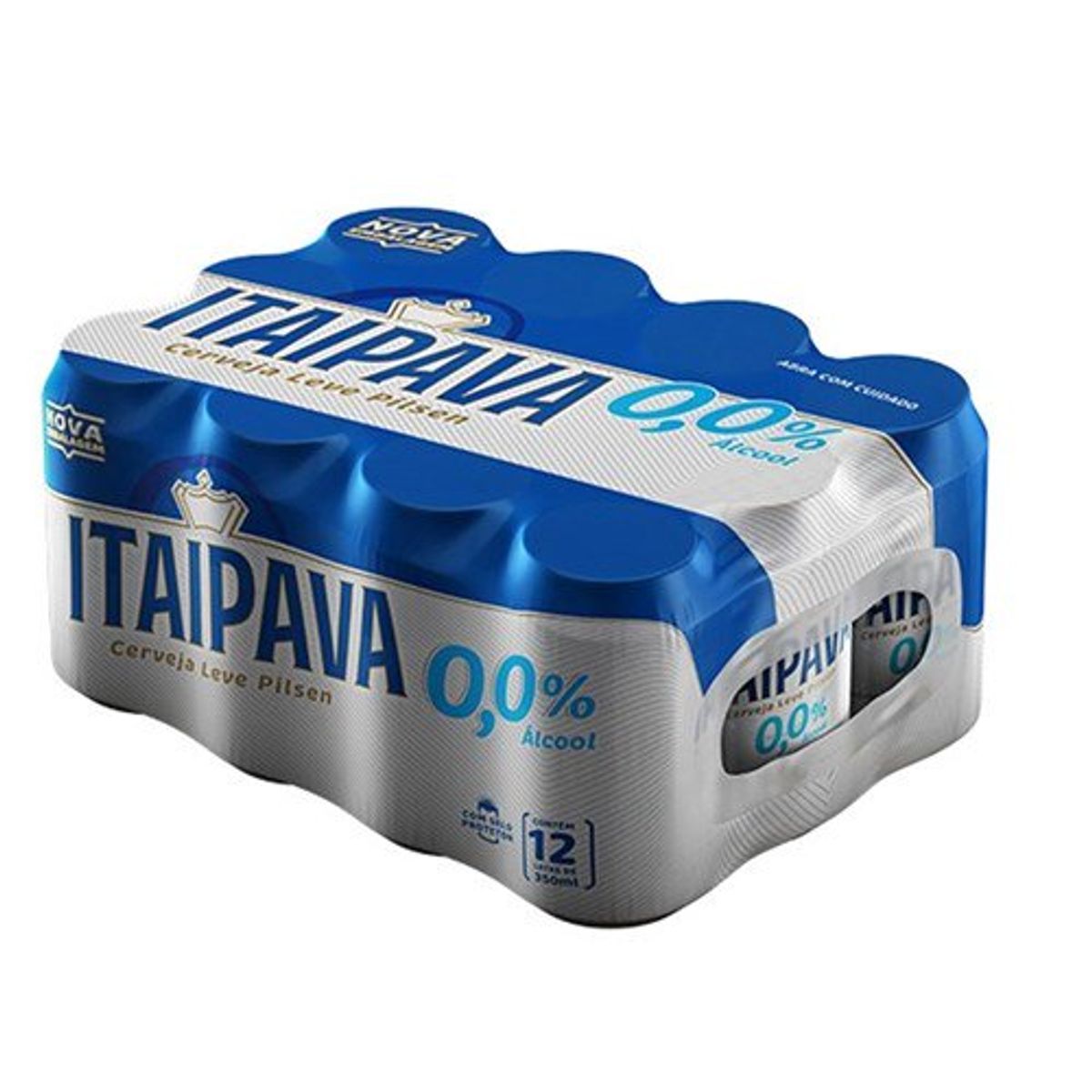 Cerveja Pilsen Zero Álcool Itaipava Lata 350ml (Pack com 12 und)