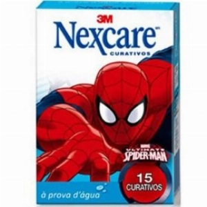 Curativo Nexcare Homem Aranha Com 15 Unidades 26mmx57mm