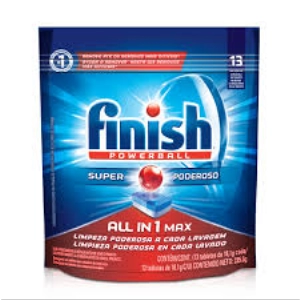 Detergente para Máquina de Lavar Louças FINISH Power Pacote com 13 Tabletes