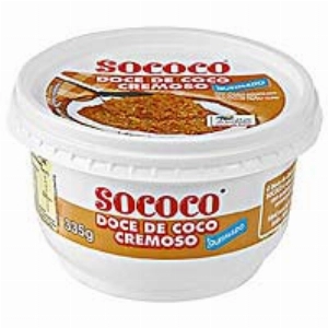 Doce de Coco Queimado Cremoso SOCOCO Pote 335g