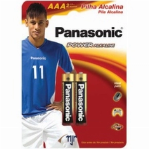Pilha Panasonic Alcalina  2Un Sm Palito. 2un
