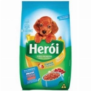 Ração Para Filhotes Herói Original Mascote Carne e Cereais 2kg