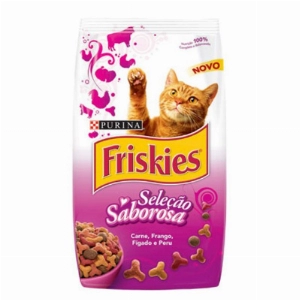 Ração para Gatos PURINA Friskies Seleção Saborosa Mix de Carnes Adultos 1kg