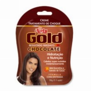 Sachê Creme de Tratamento de Choque NIELY GOLD Chocolate 30g