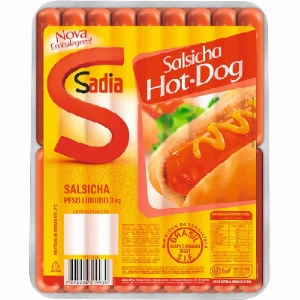 Salsicha SADIA Hot Dog 3Kg